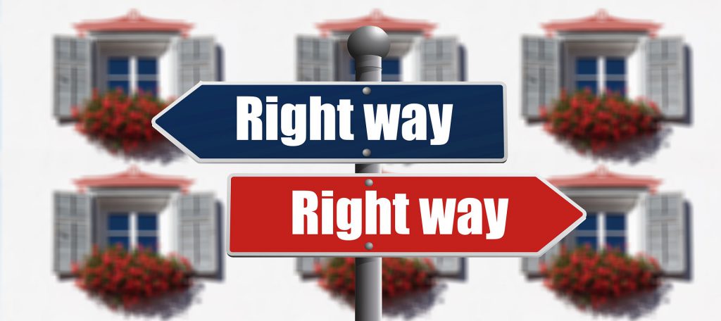 Blickwinkel verändern und den richtigen Weg finden